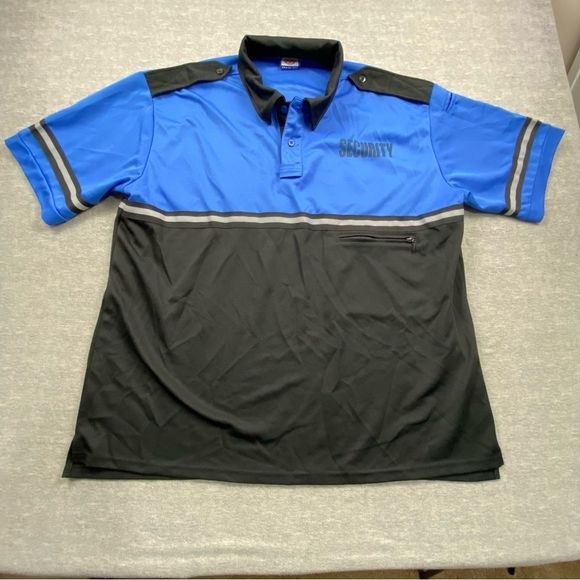 First Class Mens Two Toned Tactical Security Polo Shirt‎ Size XXL - Picture 1 of 12